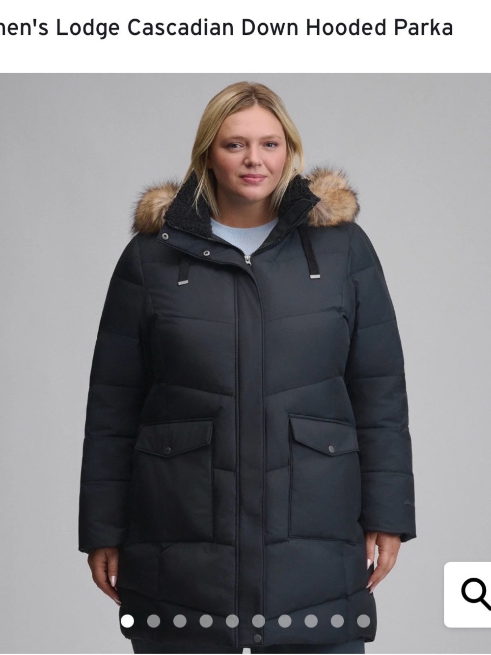 Women's Lodge Cascadian Down Parka - Color Storm